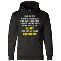 Architect Architecture Student Architectural Funny Champion Hoodie | Artistshot