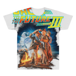 back to the future three movie poster t shirt All Over Men's T-shirt | Artistshot
