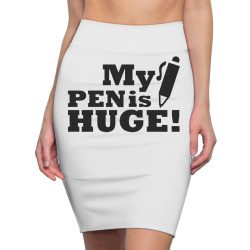 huge pen Pencil Skirts | Artistshot