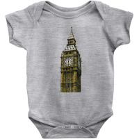 Cool Big Ben Image T Shirt London Elizabeth Clock Tower Tee Baby Bodysuit | Artistshot