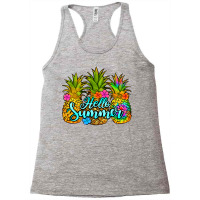 Hello Summer Pineapple Racerback Tank | Artistshot