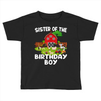 Barnyard Birthday Farm Animals Sister Birthday Boy Toddler T-shirt | Artistshot