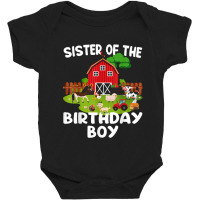 Barnyard Birthday Farm Animals Sister Birthday Boy Baby Bodysuit | Artistshot