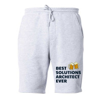 Solution Architect Architecture Beer Drinking Architectural Funny Fleece Short | Artistshot