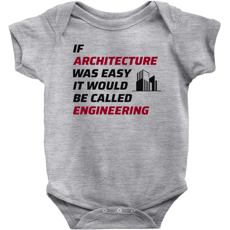 Architect Architecture Student Architectural Funny Baby Bodysuit | Artistshot