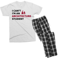 Architect Architecture Student Architectural Funny Men's T-shirt Pajama Set | Artistshot