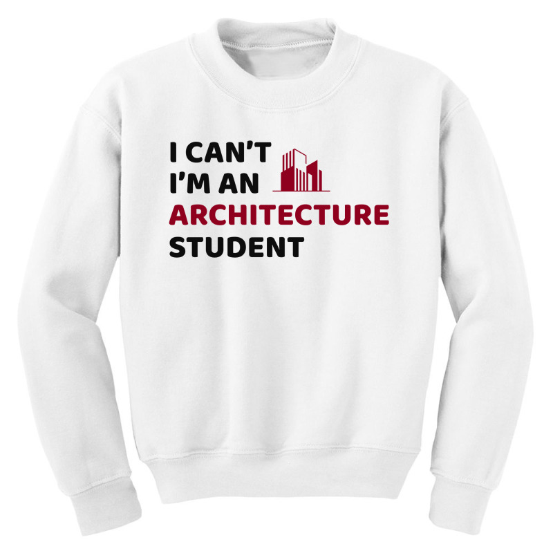 Architect Architecture Student Architectural Funny Youth Sweatshirt | Artistshot