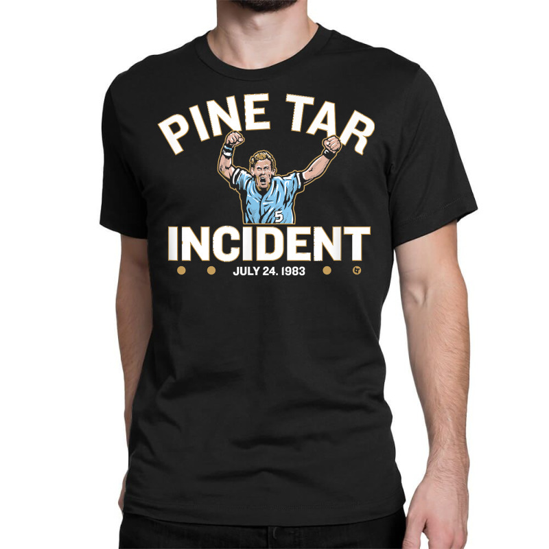 Officially Licensed George Brett   Pine Tar Incident T Shirt Classic T-shirt by valerietaverna | Artistshot