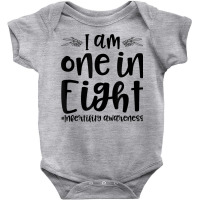 Infertility Awareness I Am One In Eight Fertility Support T Shirt Baby Bodysuit | Artistshot