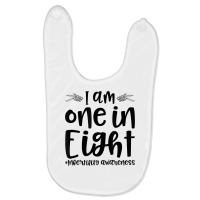 Infertility Awareness I Am One In Eight Fertility Support T Shirt Baby Bibs | Artistshot