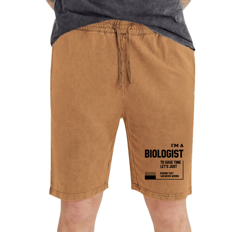 I'm A Biologist - Jobs Occupation Gift Vintage Short by Diogo Calheiros | Artistshot