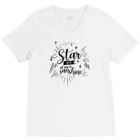 Star Are Not Seen In Sunshine V-neck Tee | Artistshot