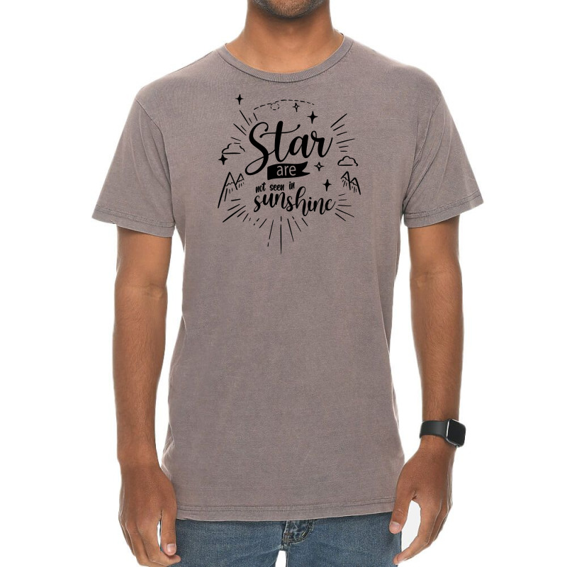 Star Are Not Seen In Sunshine Vintage T-Shirt by Nitastudioz | Artistshot