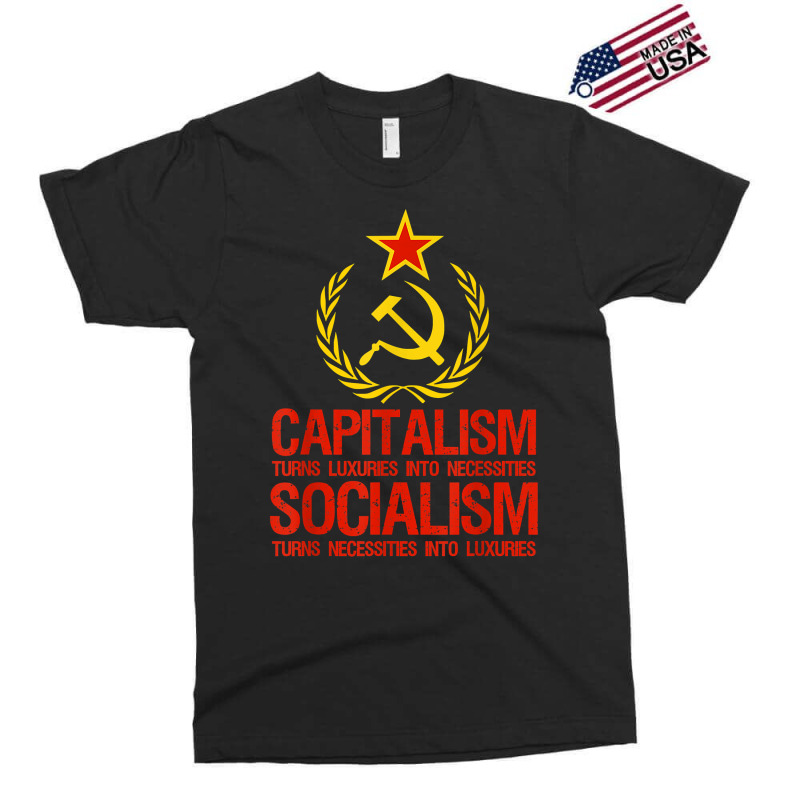 Capitalism Makes Socialism Takes   Libertarianism T Shirt Exclusive T-shirt by gillanbepicaia | Artistshot