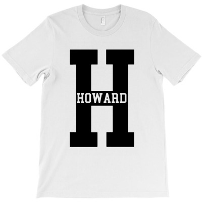 Howard Letter T-shirt Designed By Alfred B Barrett
