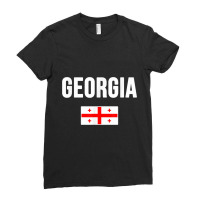 Georgia Republic Georgian Flag Ladies Fitted T-shirt | Artistshot