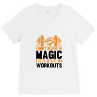 Workout Design V-neck Tee | Artistshot