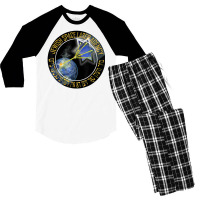 Jewish Space Laser Funny Trending Secret Jewish Space Laser T Shirt Men's 3/4 Sleeve Pajama Set | Artistshot