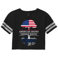 American Grown With Finnish Roots   Finland Premium T Shirt Scorecard Crop Tee | Artistshot