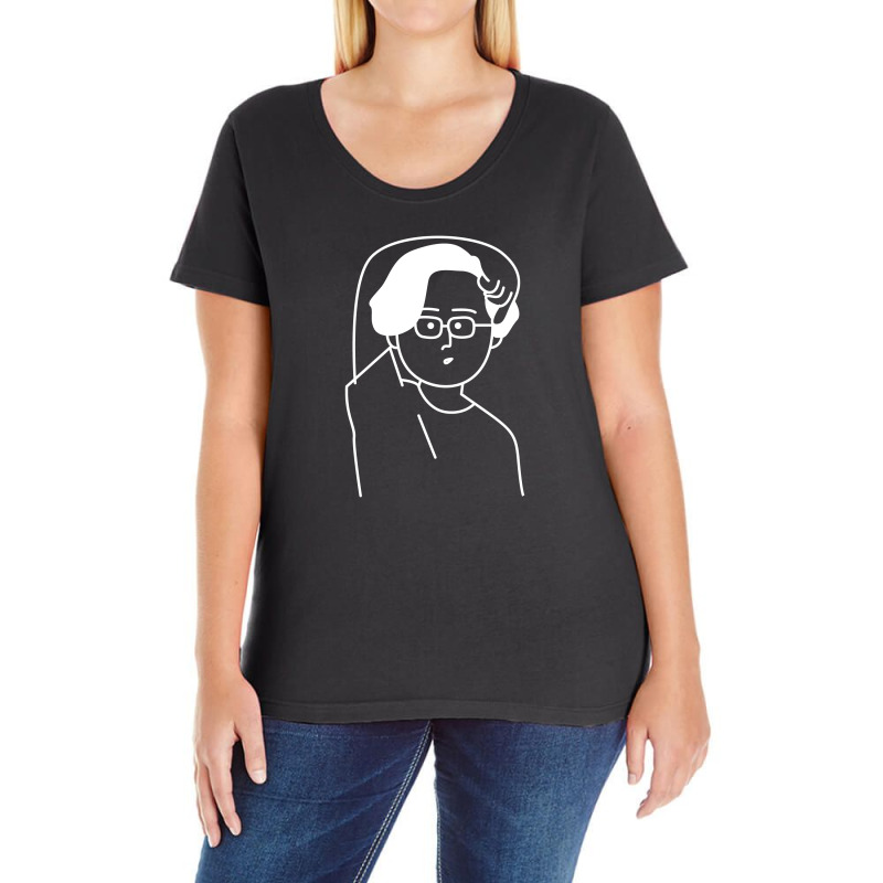 Nerdy Boy Ladies Curvy T-shirt | Artistshot