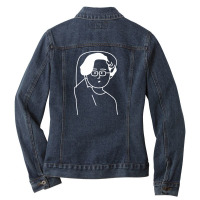 Nerdy Boy Ladies Denim Jacket | Artistshot