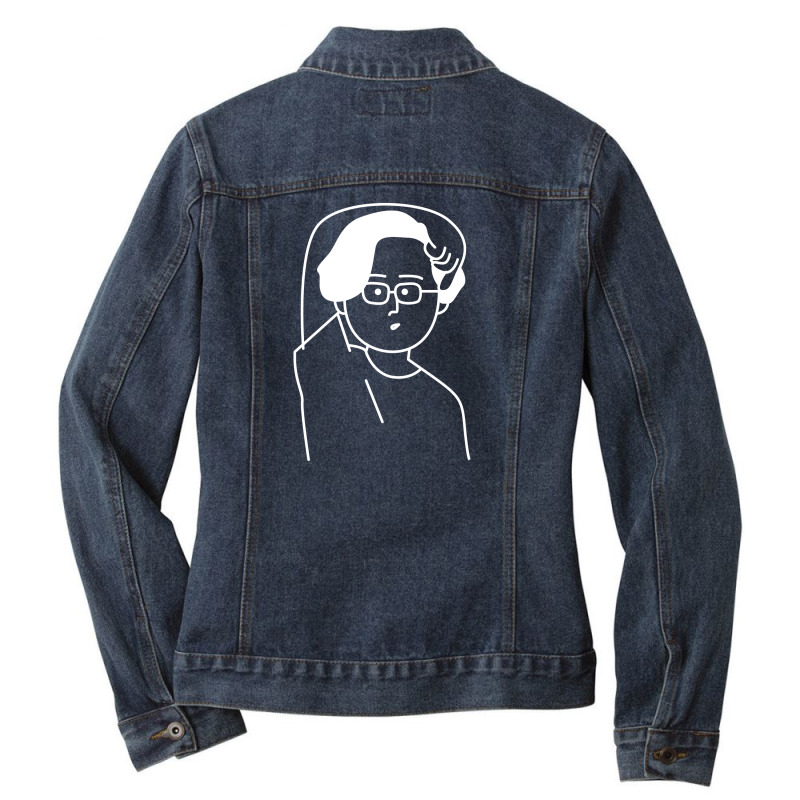 Nerdy Boy Ladies Denim Jacket | Artistshot