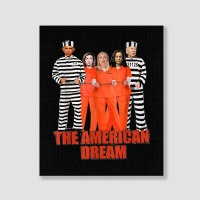 Obama Biden Kamala Pelosi Prisoner The American Dream T Shirt Portrait Canvas Print | Artistshot