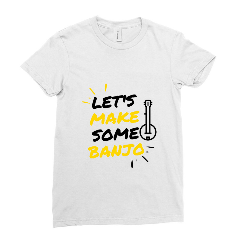 Banjo Music Makers Ladies Fitted T-Shirt by Favorite | Artistshot