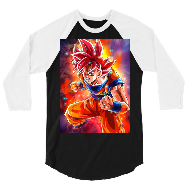 Goku Anime 3/4 Sleeve Shirt by dianaamccray | Artistshot