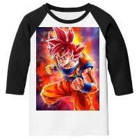 Goku Anime Youth 3/4 Sleeve | Artistshot