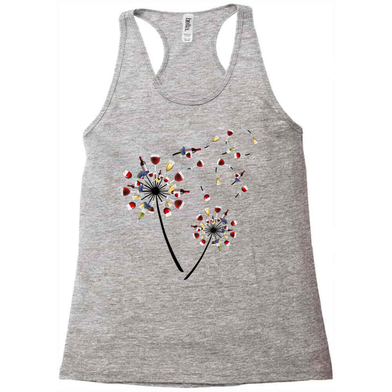 Dandelion Wine Glass Love Wine Drinking Gift Wine Lover T Shirt Racerback Tank by abdurrehmancappucci | Artistshot