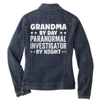 Ghost Hunter Ghost Hunting Paranormal Investigator T Shirt Ladies Denim Jacket | Artistshot