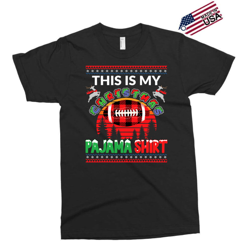 Football This Is My Christmas Pajama American Football Sports Lover 36 Exclusive T-shirt by hopelessoon | Artistshot