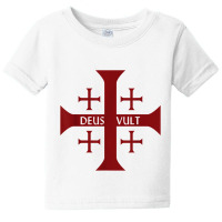 Crusader Christianity Deus Vult God Will Baby Tee | Artistshot