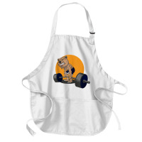 Grizzly Bear Lifting Heavy Weights Tank Top Medium-length Apron | Artistshot