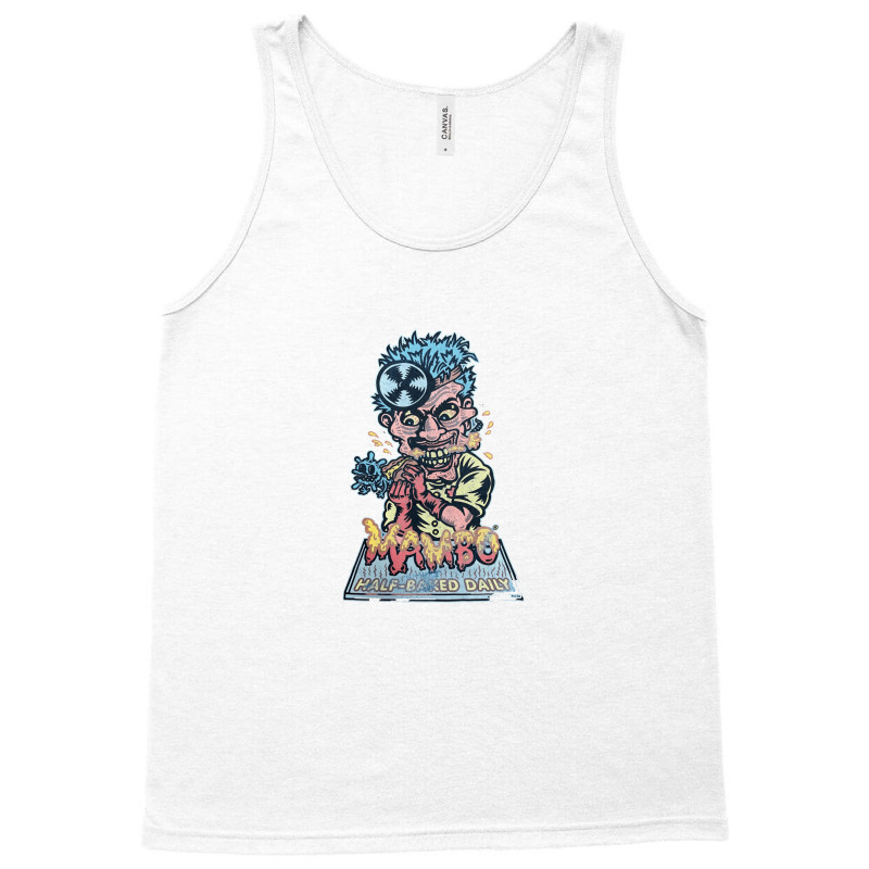 Half Baked Daily, Half Baked Daily Art, Half Baked Daily Vintage, Half Tank Top | Artistshot