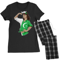 Pakistani Girl Unbreakable Pakistani Heritage Pakistan Flag T Shirt Women's Pajamas Set | Artistshot