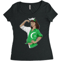 Pakistani Girl Unbreakable Pakistani Heritage Pakistan Flag T Shirt Women's Triblend Scoop T-shirt | Artistshot