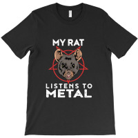 Metal Rat Funny Goth And Heavy Metal Animal T-shirt | Artistshot