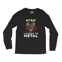 Metal Rat Funny Goth And Heavy Metal Animal Long Sleeve Shirts | Artistshot