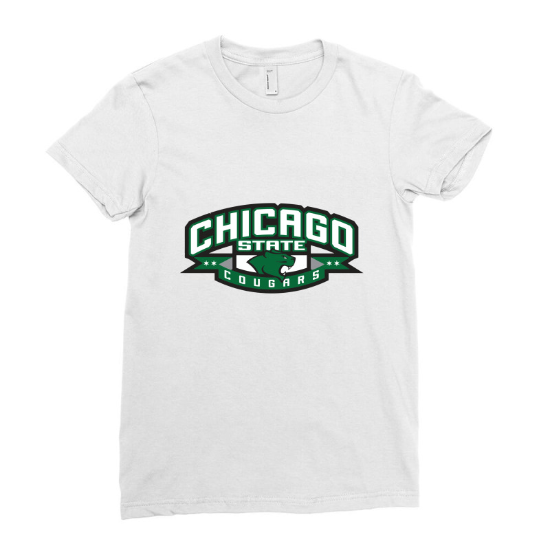 Chicago State Cougars Ladies Fitted T-Shirt by Danny elan | Artistshot