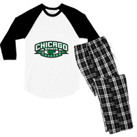 Chicago State Cougars Men's 3/4 Sleeve Pajama Set | Artistshot