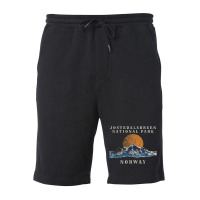 Mountains Of Jostedalsbreen National Park Norway Fleece Short | Artistshot