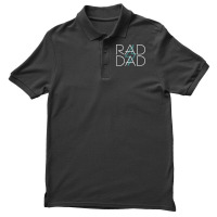 Mens Rad Dad Standard T Shirt Lightning Bolt Strike 80's Retro Men's Polo Shirt | Artistshot