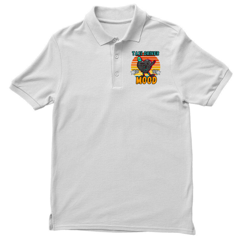 Taxi Driver Mood, Moody Dabbing Design Vintage Classic Retro And Color Men's Polo Shirt by deluxebed | Artistshot