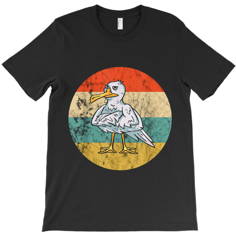 Seagull Vintage Retro Seabird Harbour Albatros Seagull Lover T-Shirt by kurniawanm | Artistshot