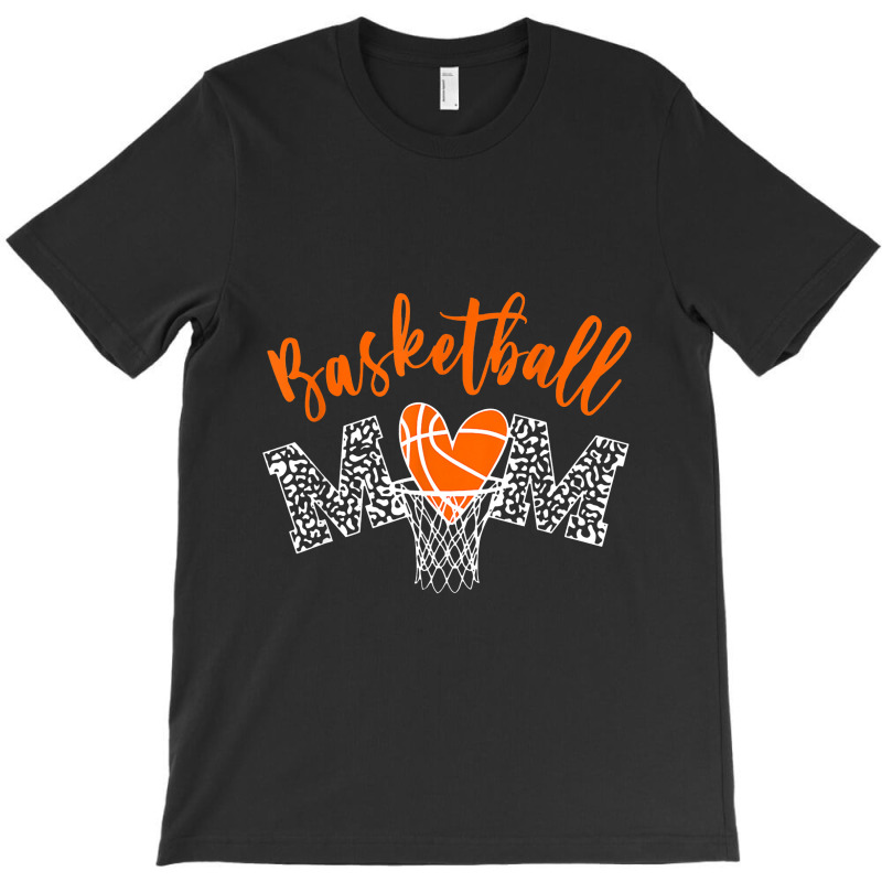 Basketball Mom Cute Novelty Distressed T-Shirt by rodogelot | Artistshot