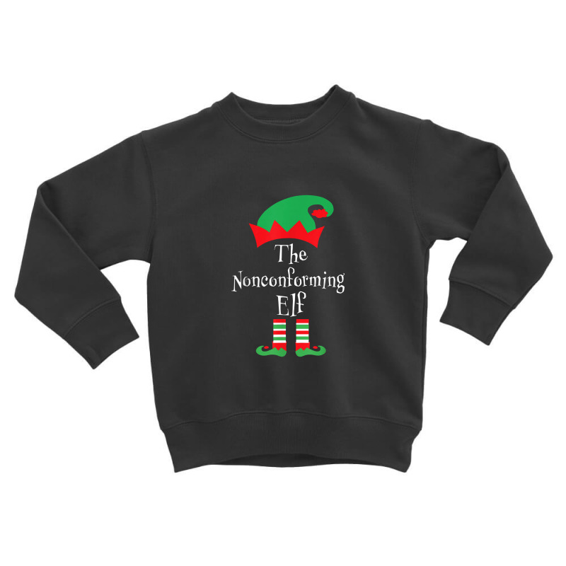 Humor Novelty Nonconforming Elf Christmas Family Matching Toddler Sweatshirt by kerjalembor | Artistshot