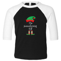 Humor Novelty Nonconforming Elf Christmas Family Matching Toddler 3/4 Sleeve Tee | Artistshot