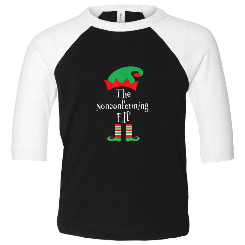 Humor Novelty Nonconforming Elf Christmas Family Matching Toddler 3/4 Sleeve Tee by kerjalembor | Artistshot